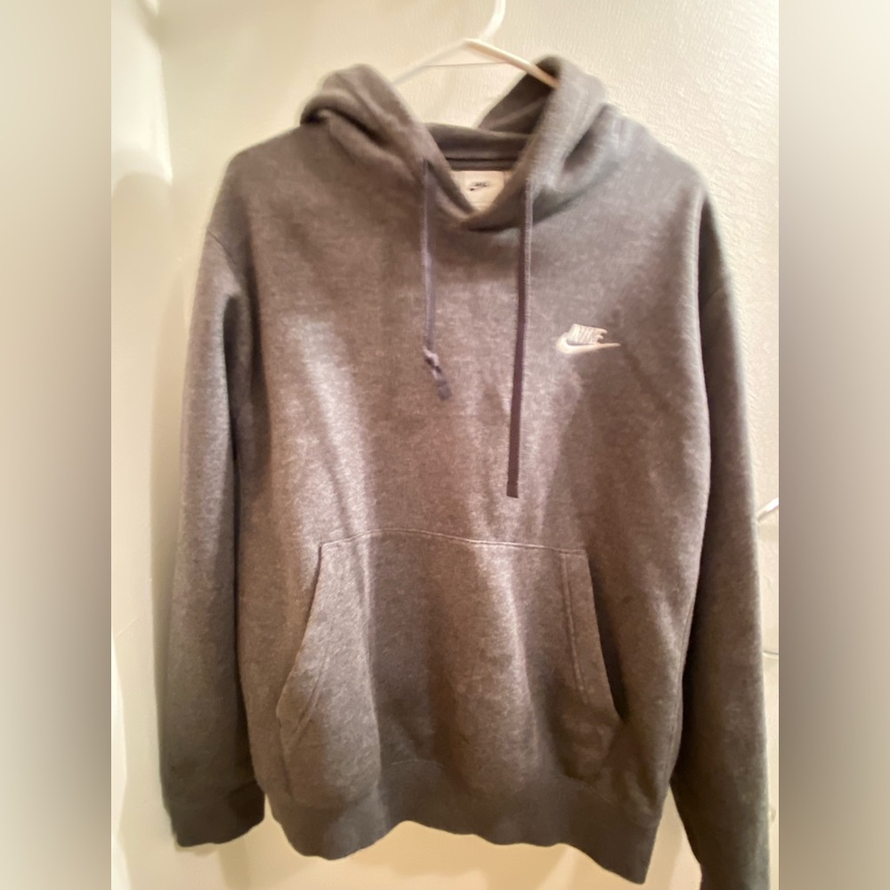 Dark Grey Mens Nike hoodie No Signs Of Wear